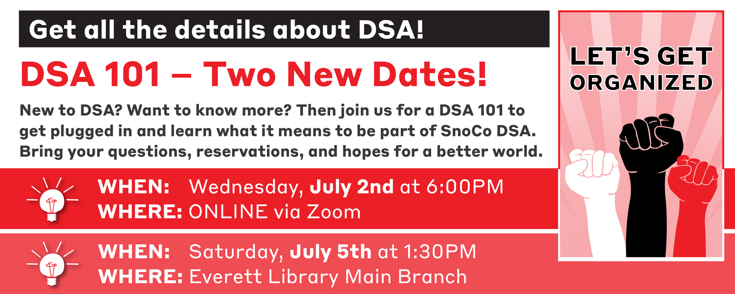 SnoCo DSA 101 Orientations