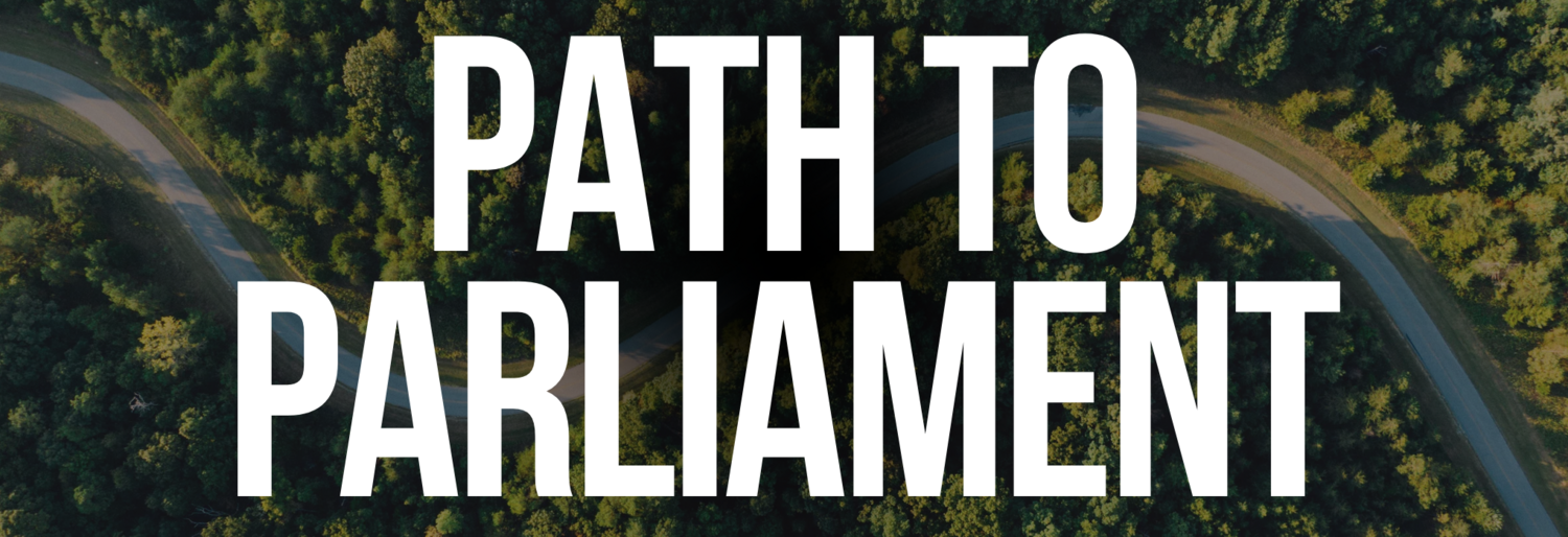 Path to Parliament heading, it's a winding road...