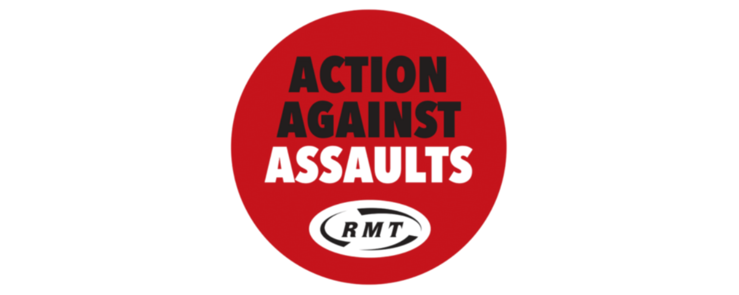 Roundel logo with black and white text on red