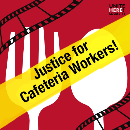 Cafeteria Workers Demand Fair Contract From Compass Group