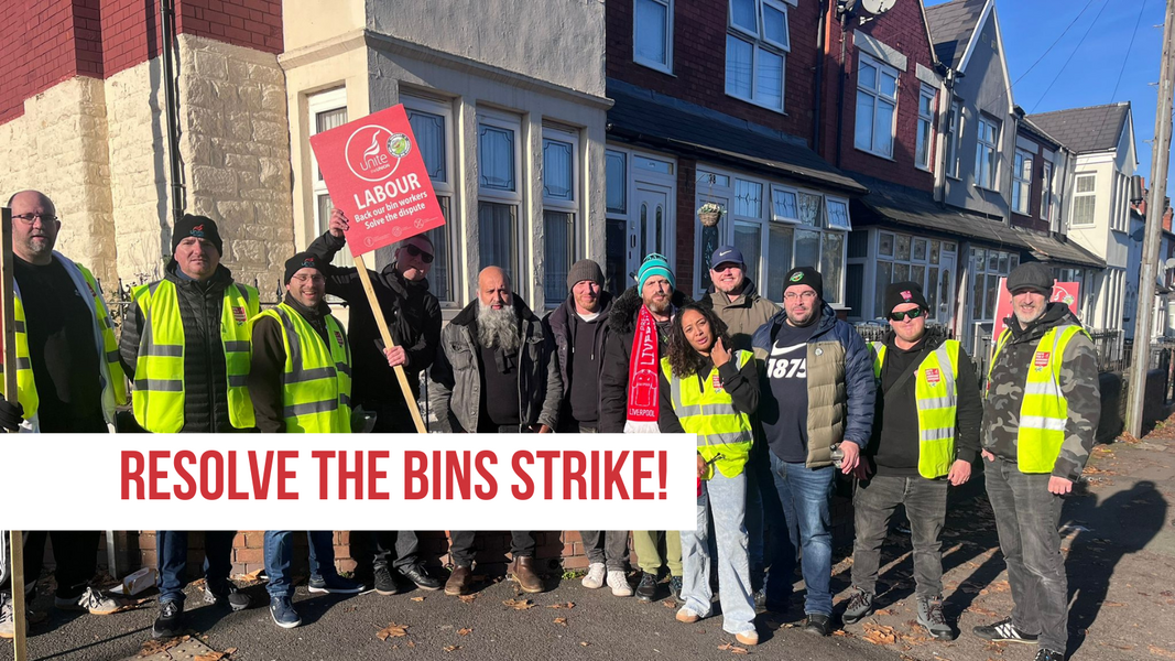 Birmingham residents back the bin strikers