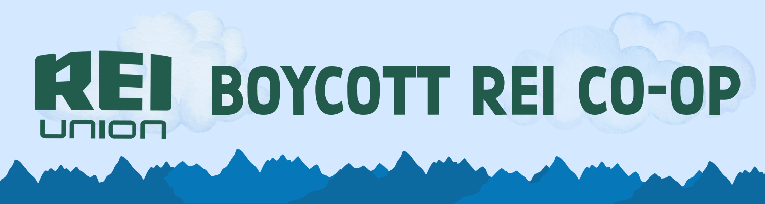 Boycott REI Co-op