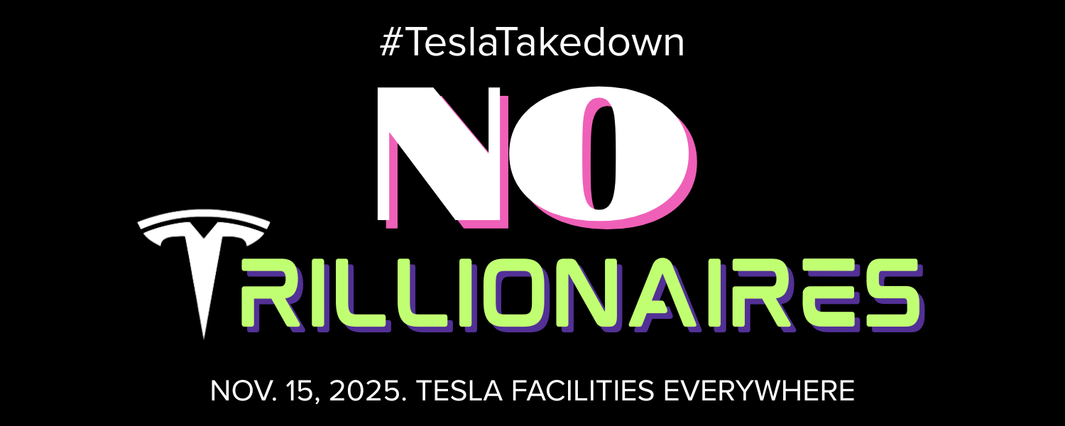 TeslaTakedown No Trillionaires Nov 15