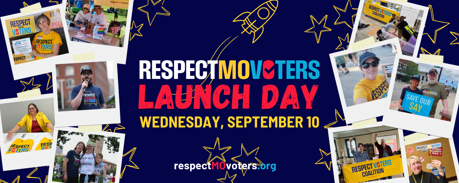 Respect MO Voters Launch Day September 10 Banner Graphic