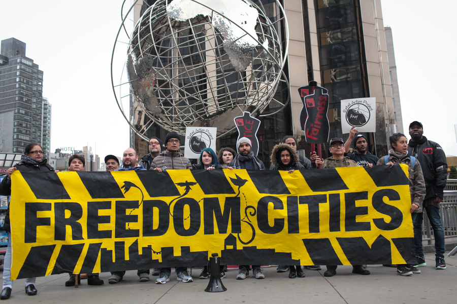 Freedom Cities NYC Immigrant Worker Justice Tour and STRIKE Action