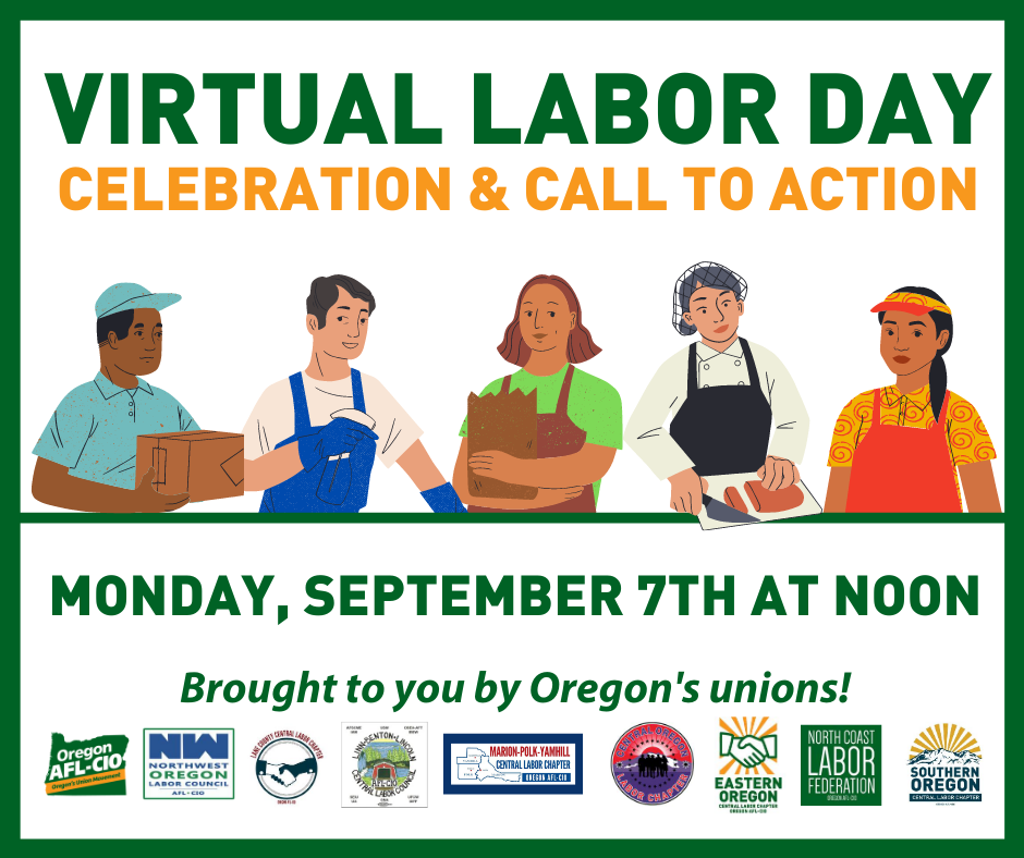 Oregon Virtual Labor Day Celebration Action Network