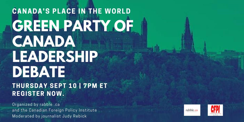 inar Canada’s place in the world Green Party of Canada Leadership