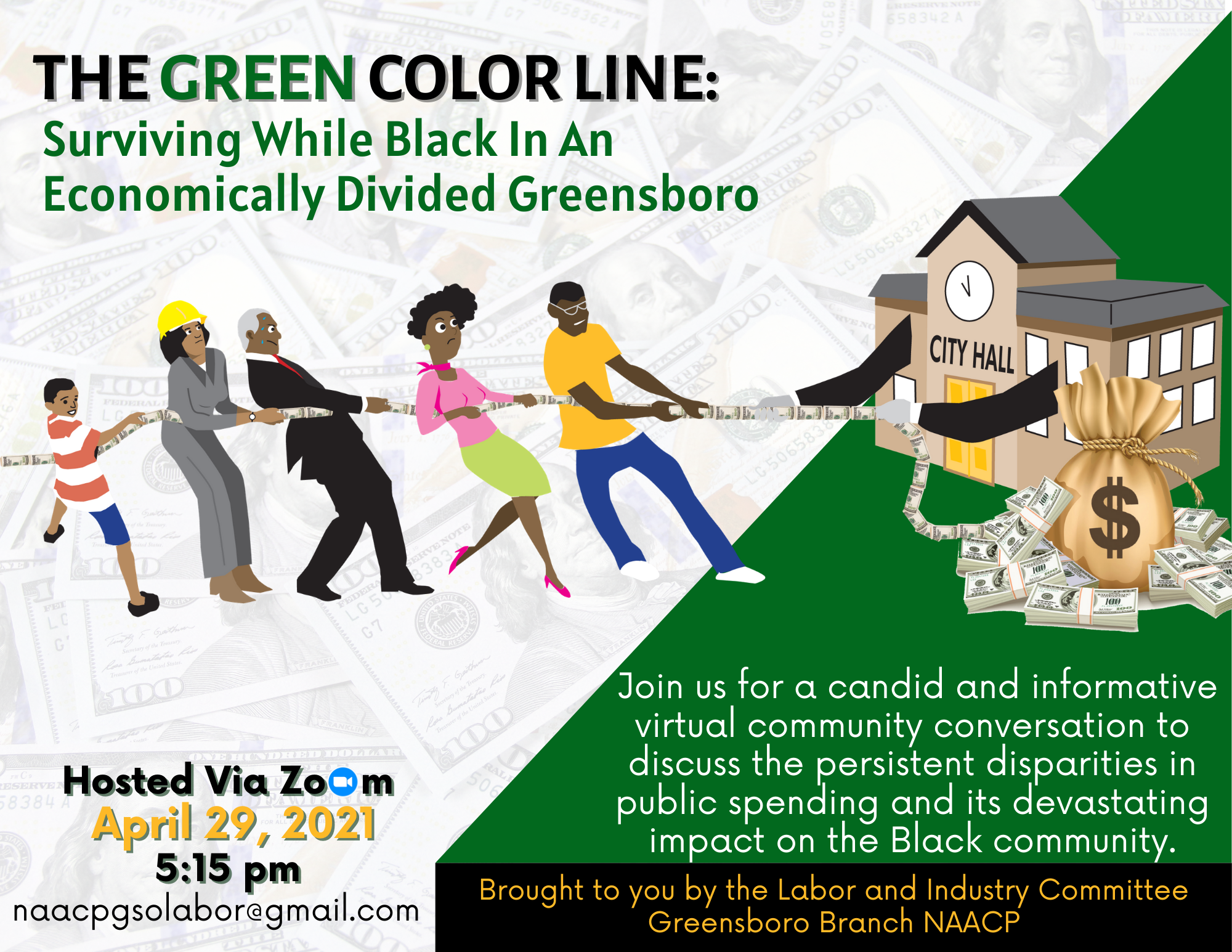 The_green_color_line