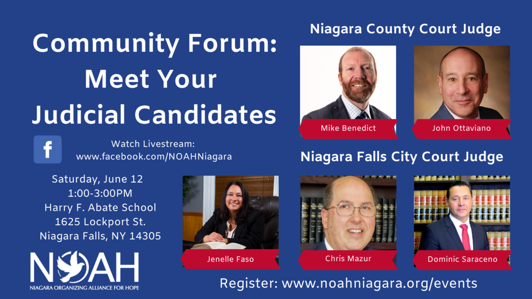 Niagara Falls and Niagara County Judicial Candidates Forum Action Network