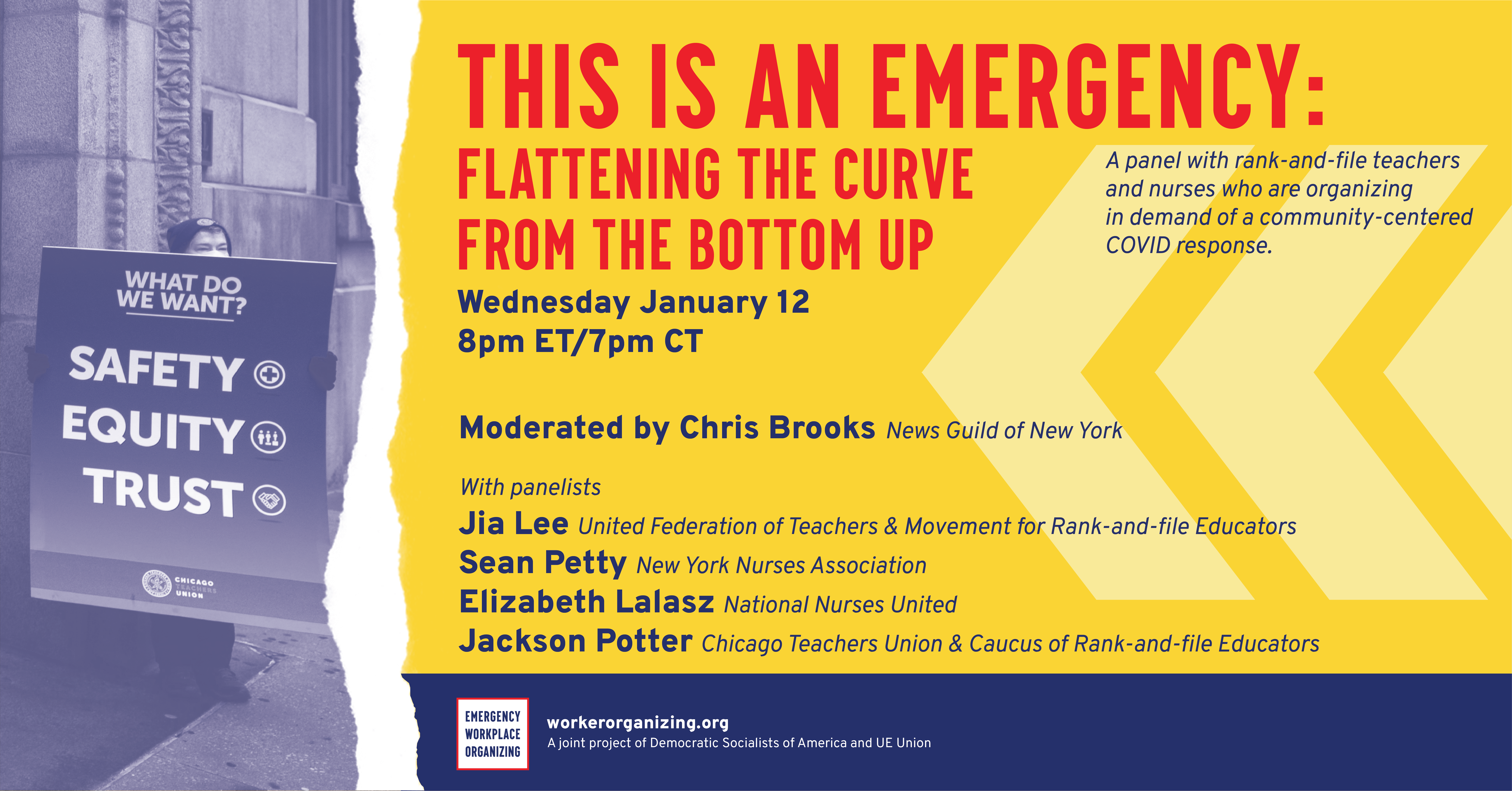 This Is An Emergency, Jan. 12, 8pm ET/7pm CT. bit.ly/ewoc-flattenthecurve