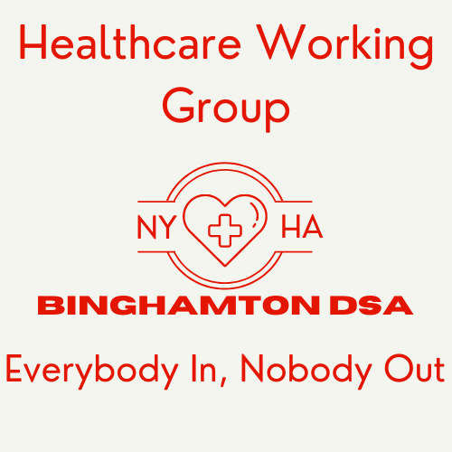 Binghamton DSA Healthcare Working Group, New York Health Act, Everybody in, Nobody out