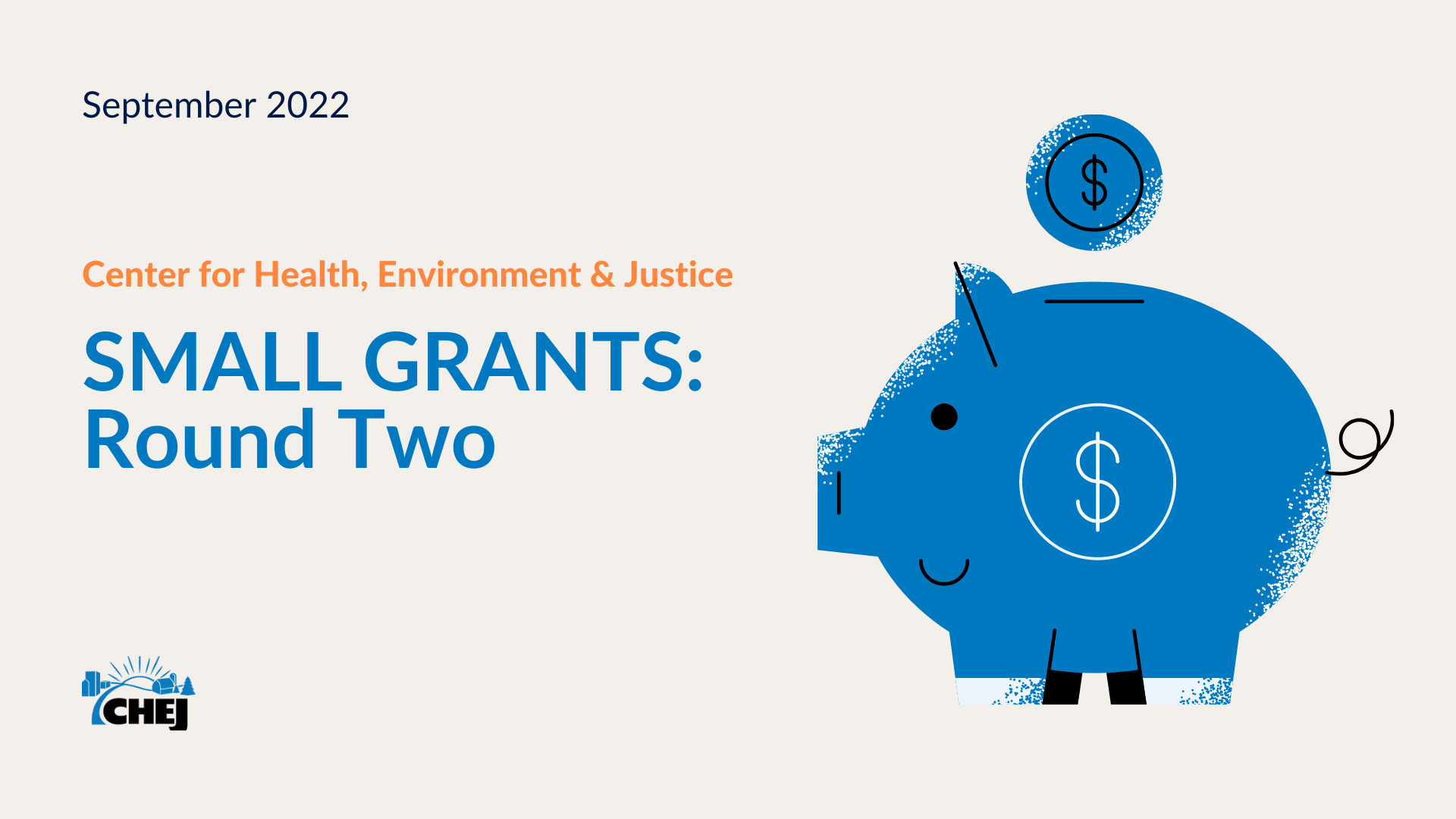 CHEJ Training Call Small Grants 2022 Round Two Action Network