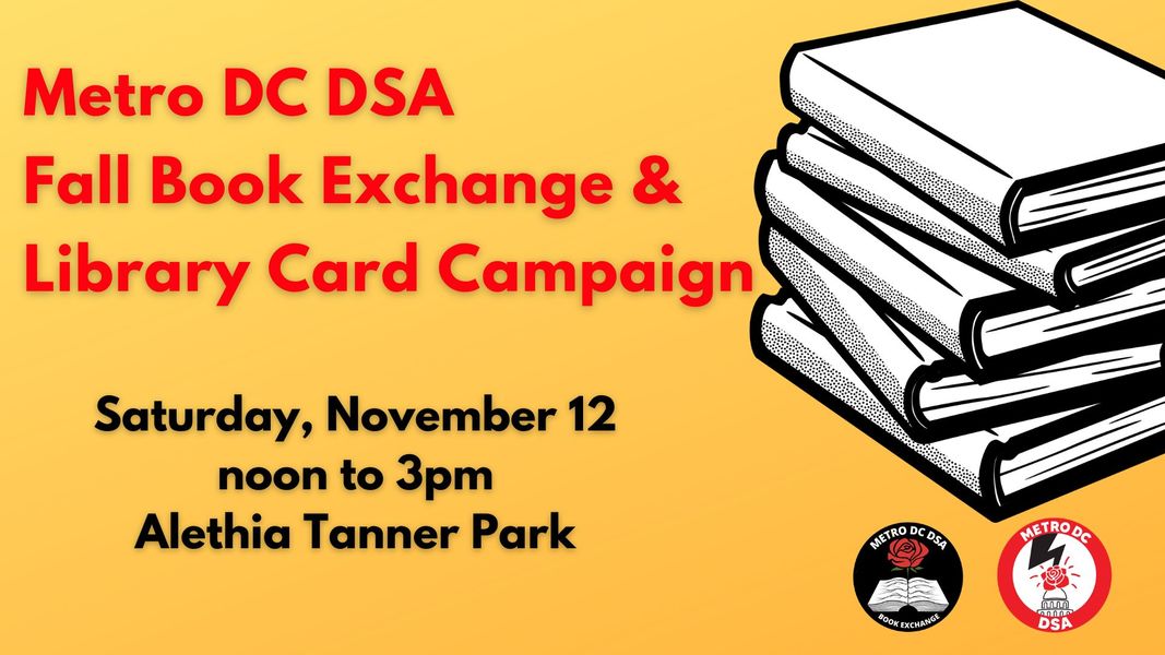 Metro DC DSA Fall Book Exchange