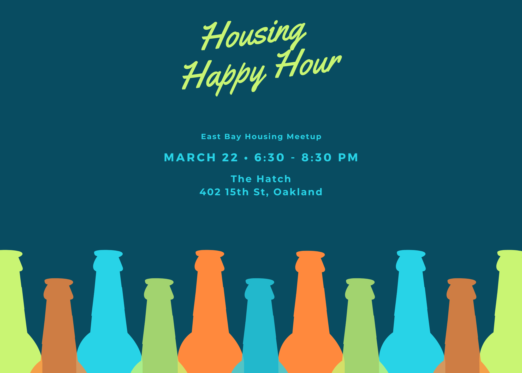 Eats Bay YIMBY Happy Hour March 23