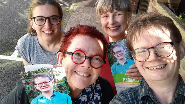 Green Party volunteers in Waltham Abbey