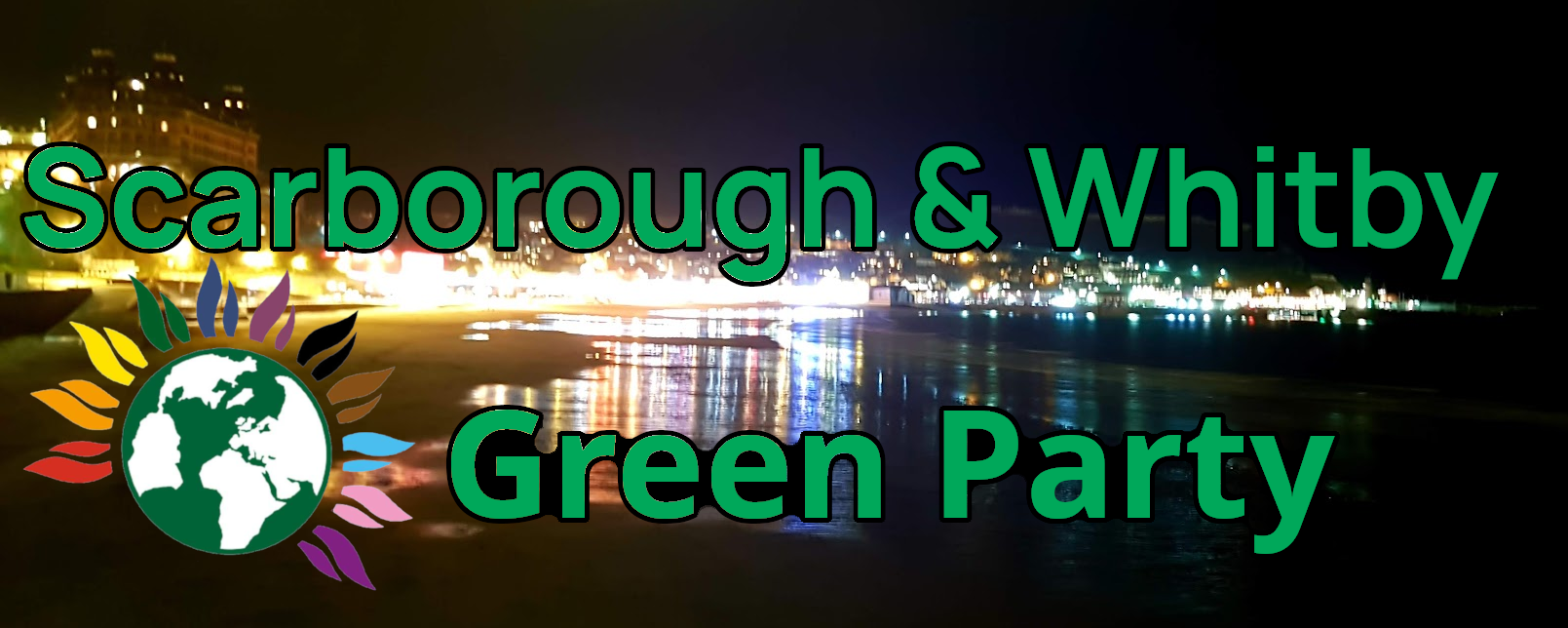 Scarborough & Whitby Green Party Pride Logo