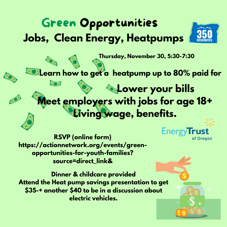 Green opportunities: energy savings & jobs for youth & families