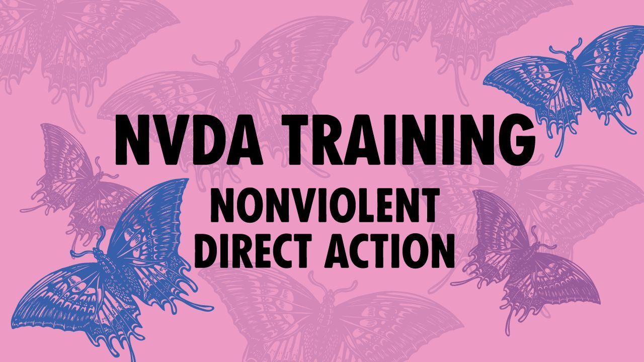 Nonviolent Direct Action Workshop banner