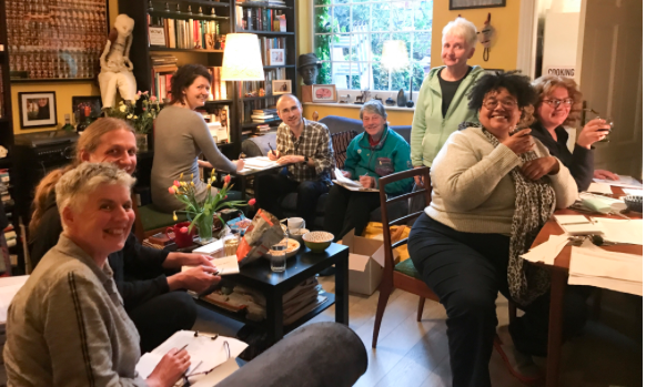 Stuffing party at Astrid's house