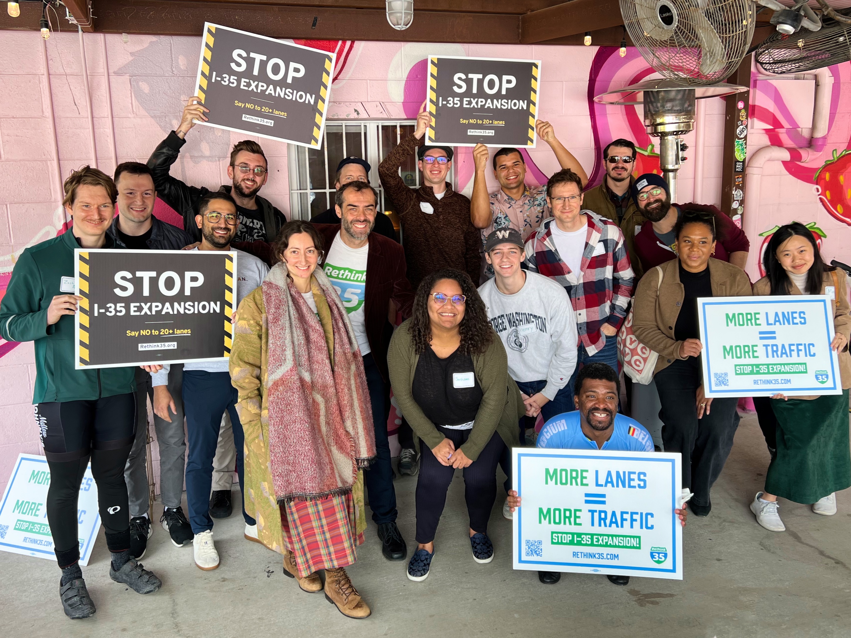 Group of smiling people