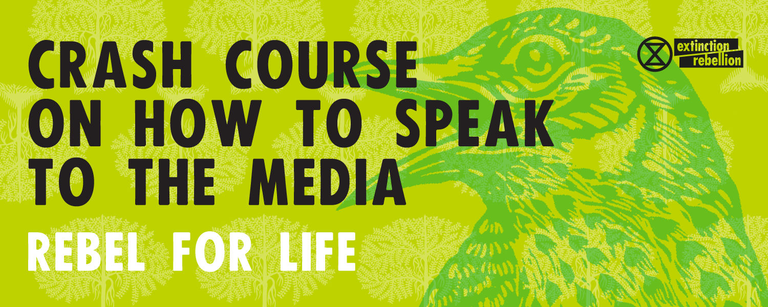 Crash course on how to speak to the media