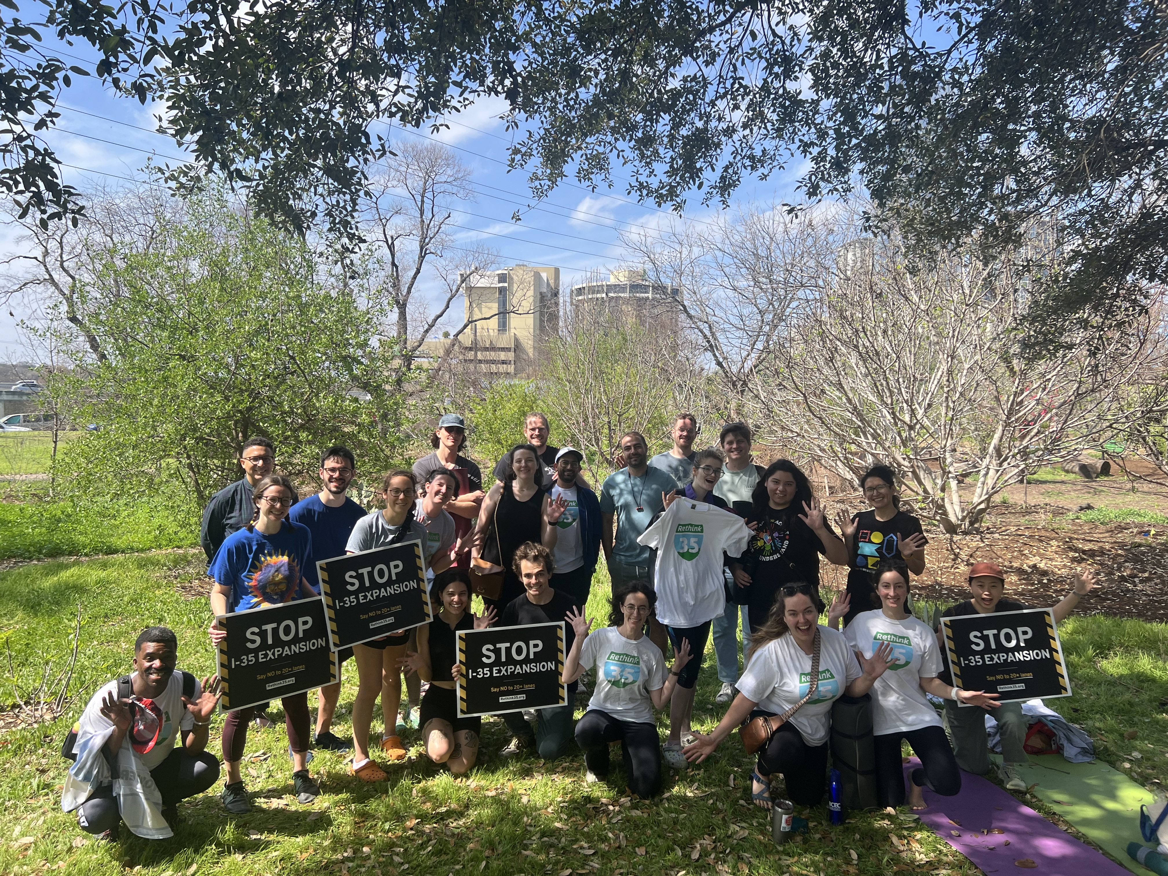Group of smiling people