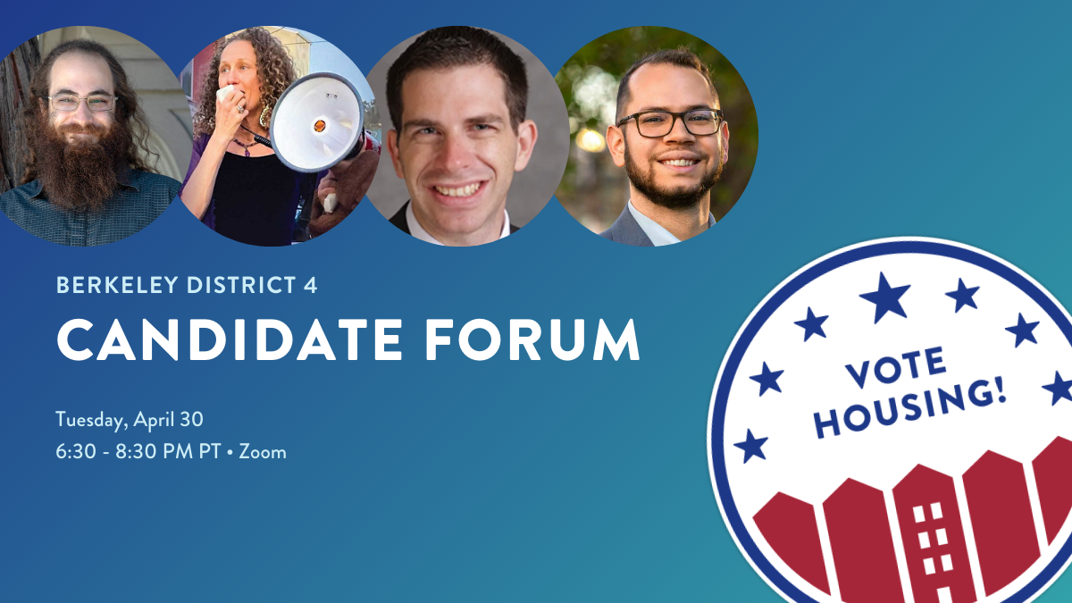 Candidate Forum for Berkeley City Council District 4