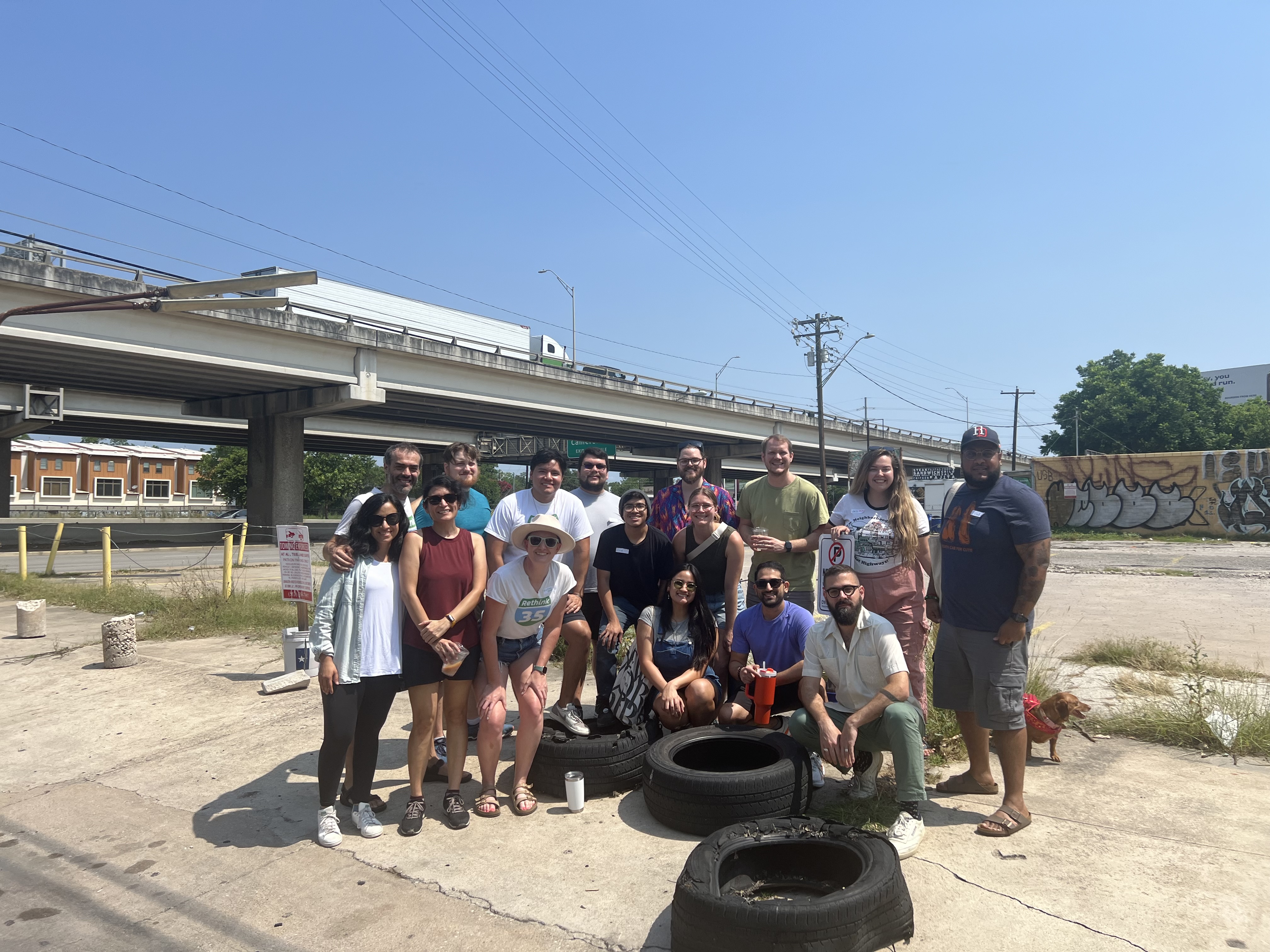 Group of smiling people