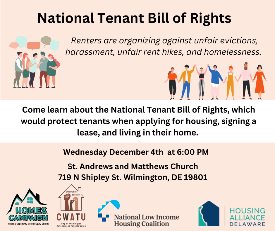 Tenants Rights Graphics National Tenants Bill of Rights - Action Network