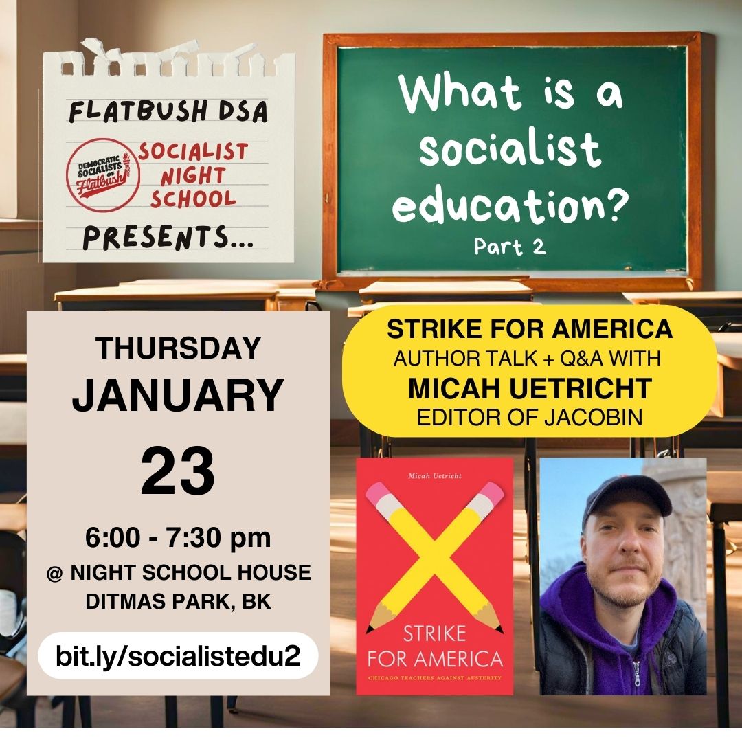 A poster for this session, with an image of a blackboard