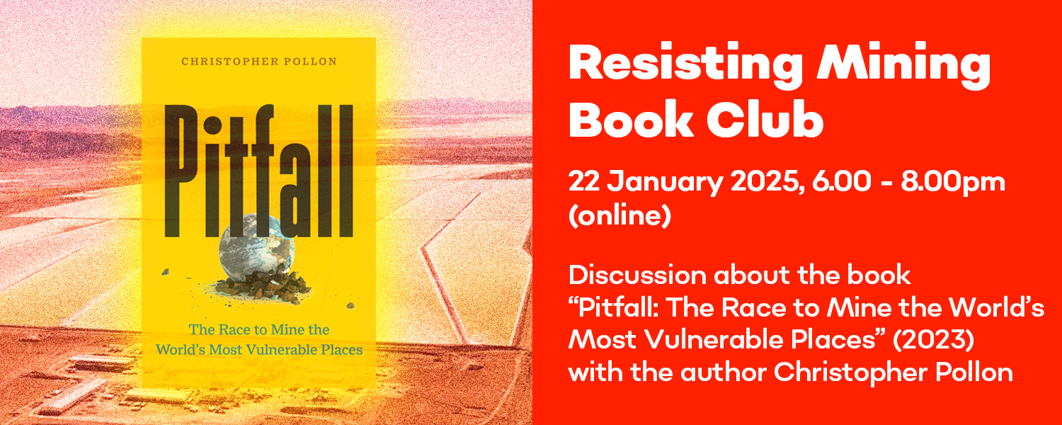 Discussion about the book  “Pitfall: The Race to Mine the World’s Most Vulnerable Places” (2023) with the author Christopher Pollon