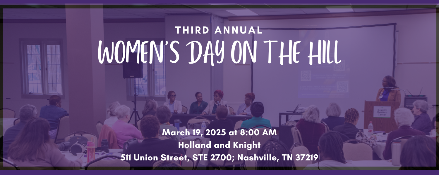 Graphic advertising NWPCTN's Third Annual Women's Day on the Hill