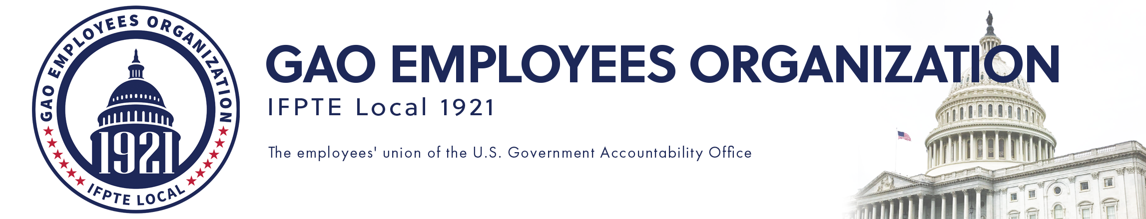 GAO Employees Organization Logo and Banner