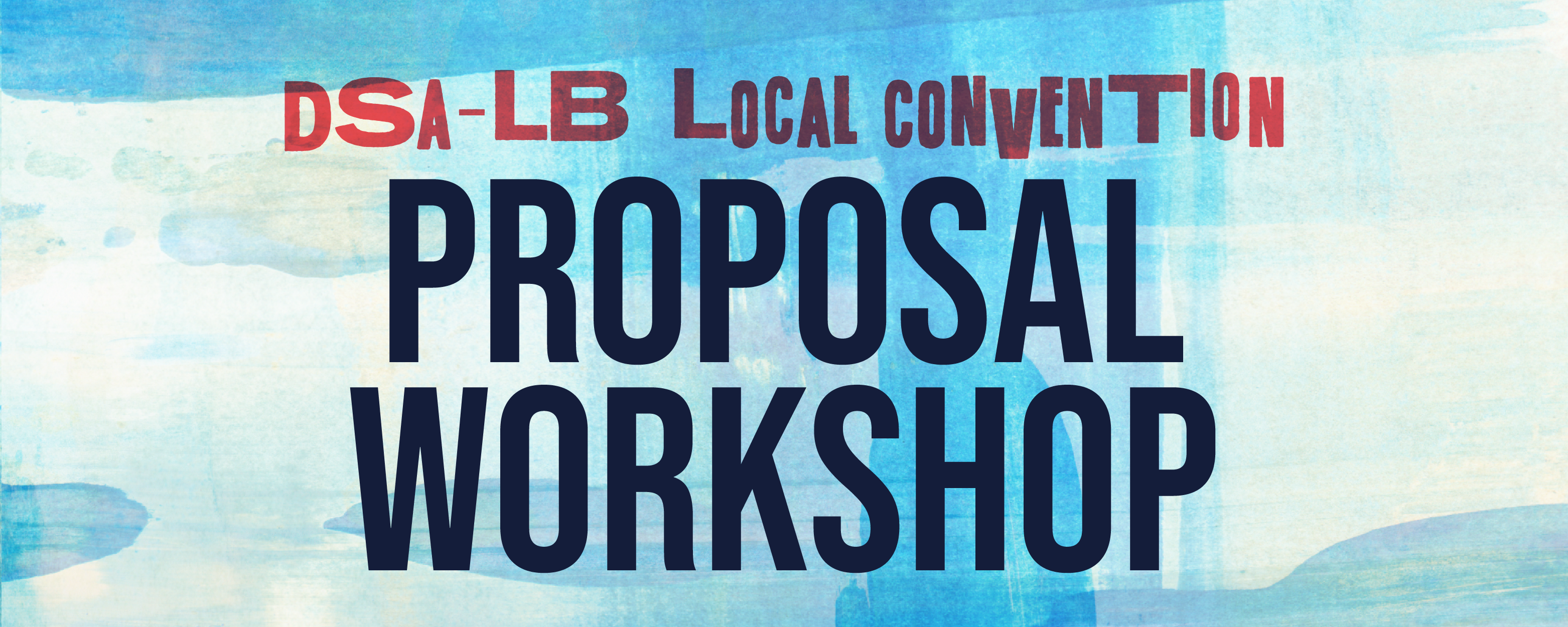 Proposal Workshop