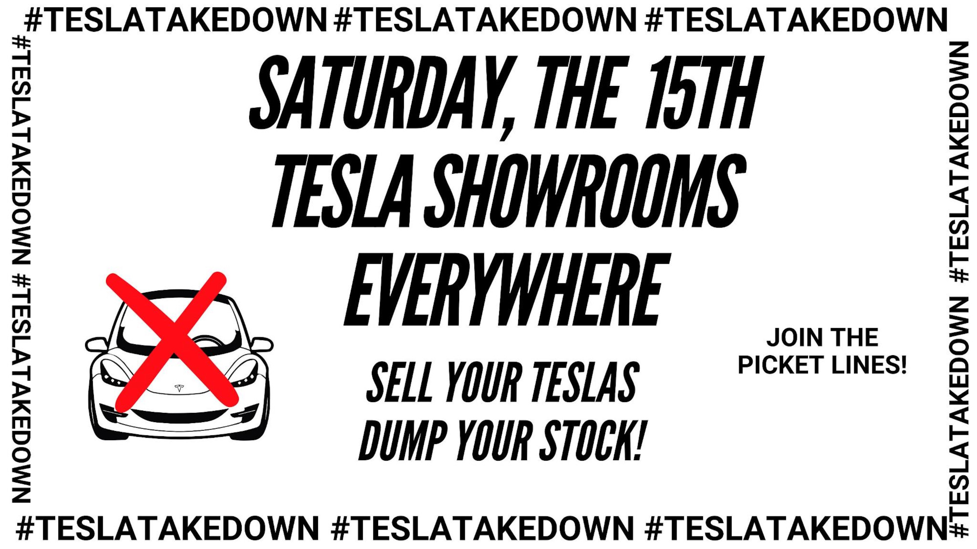 Fight Fascism. Boycott Musks's Teslas