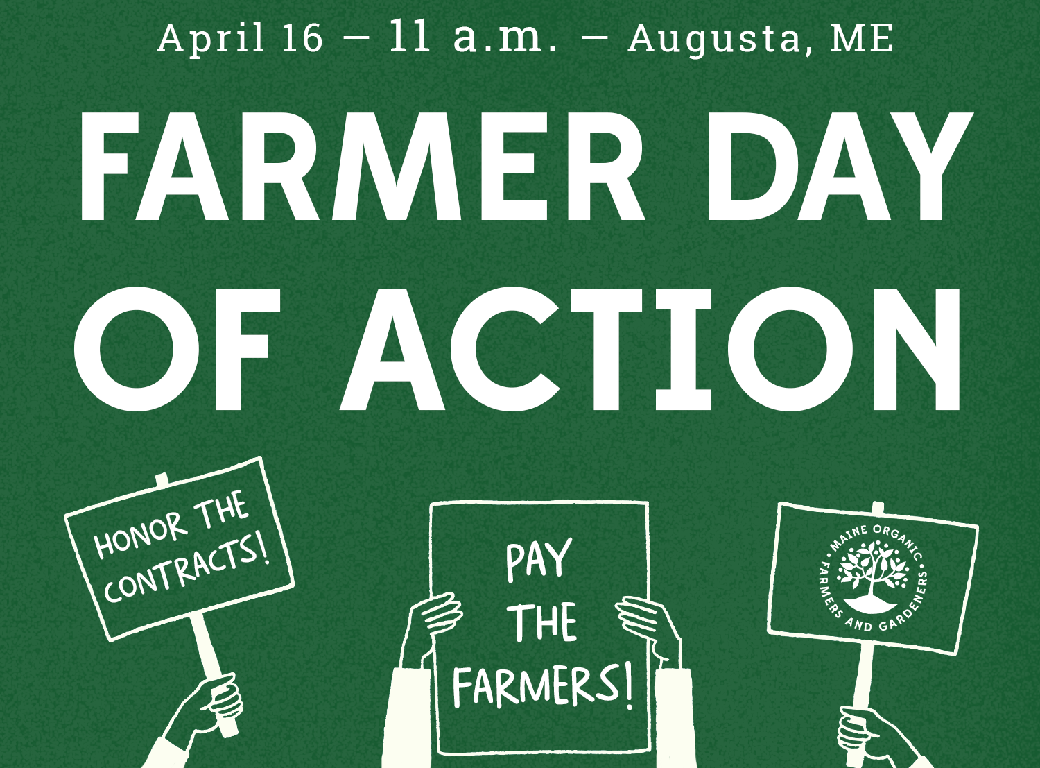 Honor the Contract Pay the Farmers