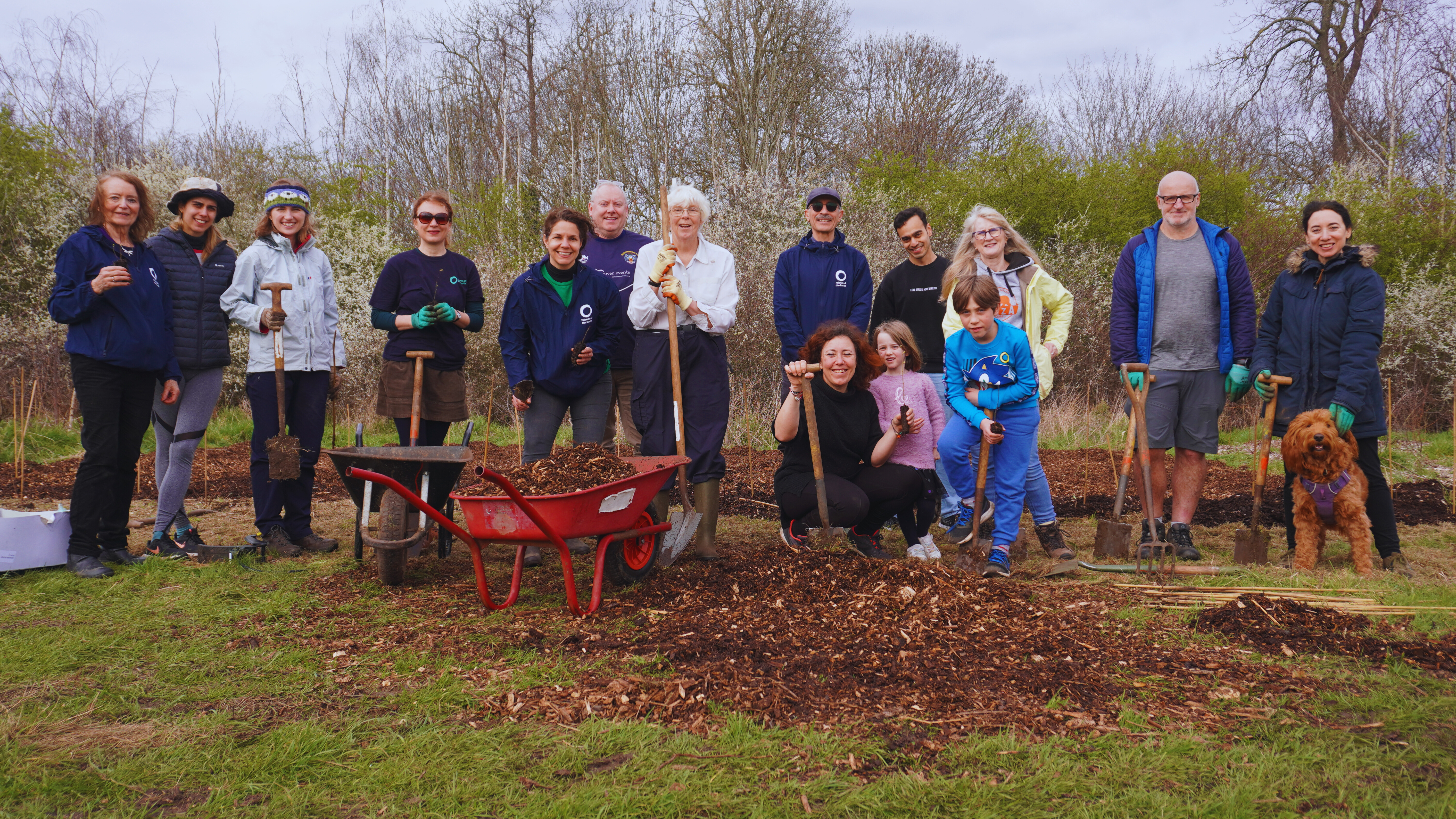 Merton FoE Tree Care Event in Morden Park
