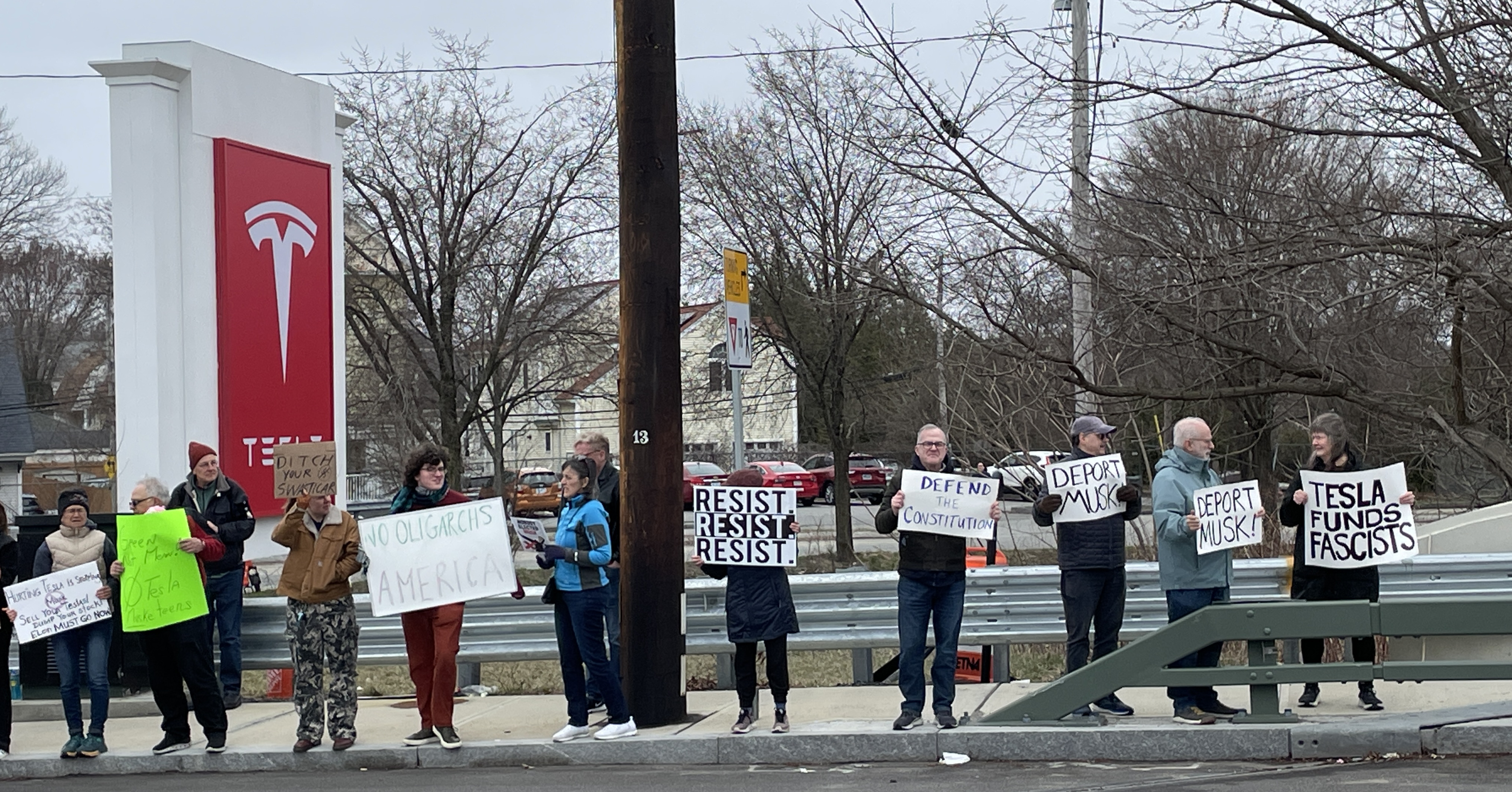 Tesla Service Center on Reservoir Ave