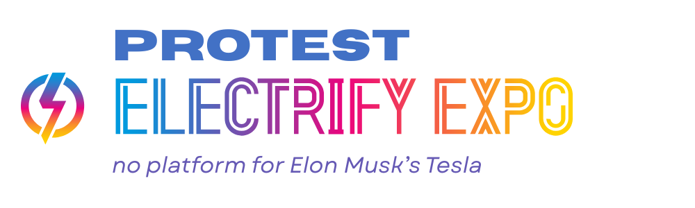 Protest Electrify Expo