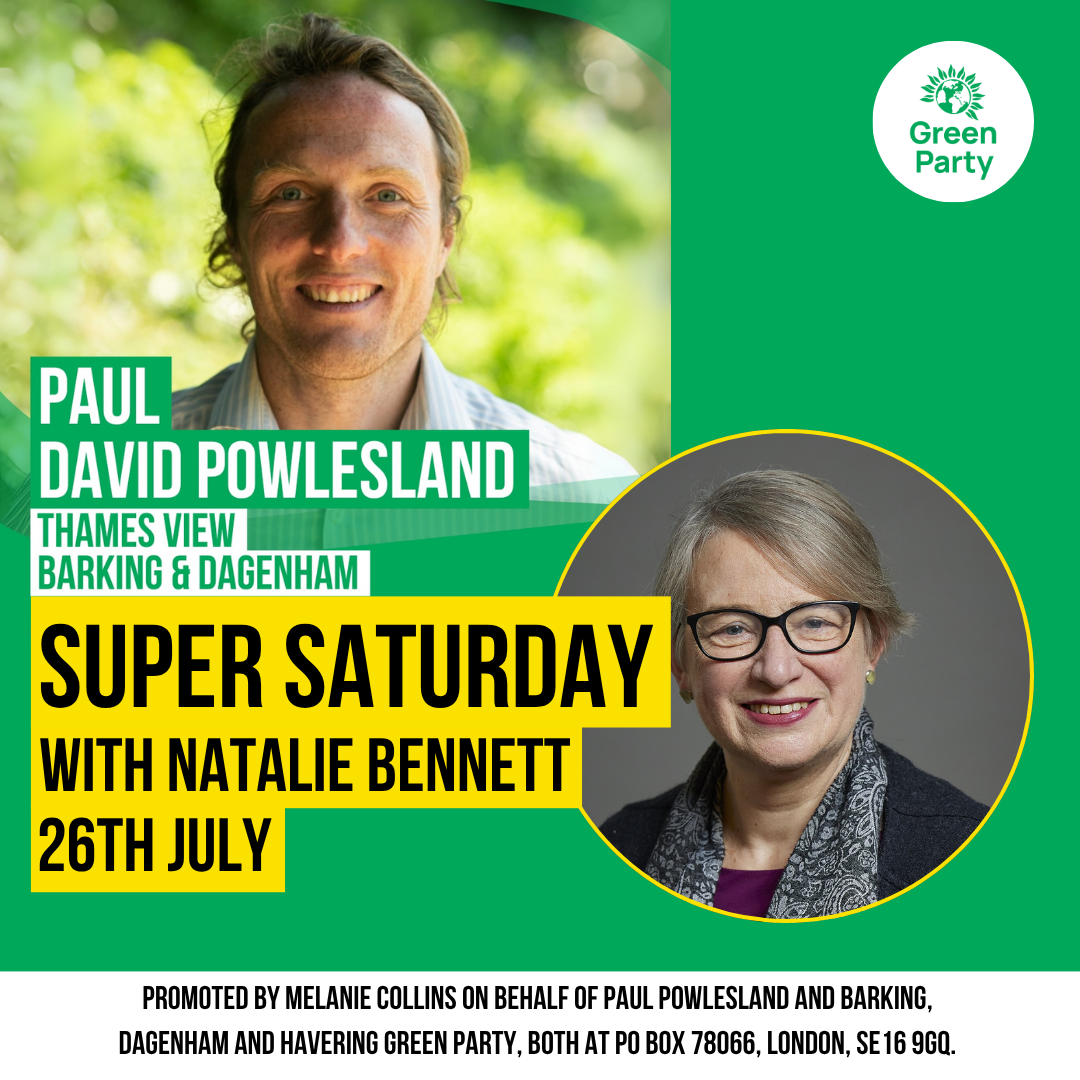 Paul David Powlesland and Natalie Bennett Super Saturday By-Election Action Day