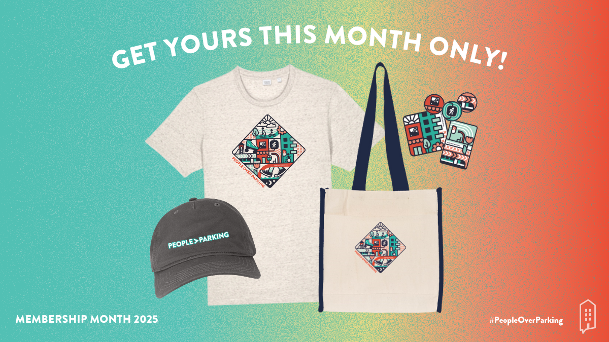Picture of the membership month items including a hat and shirt