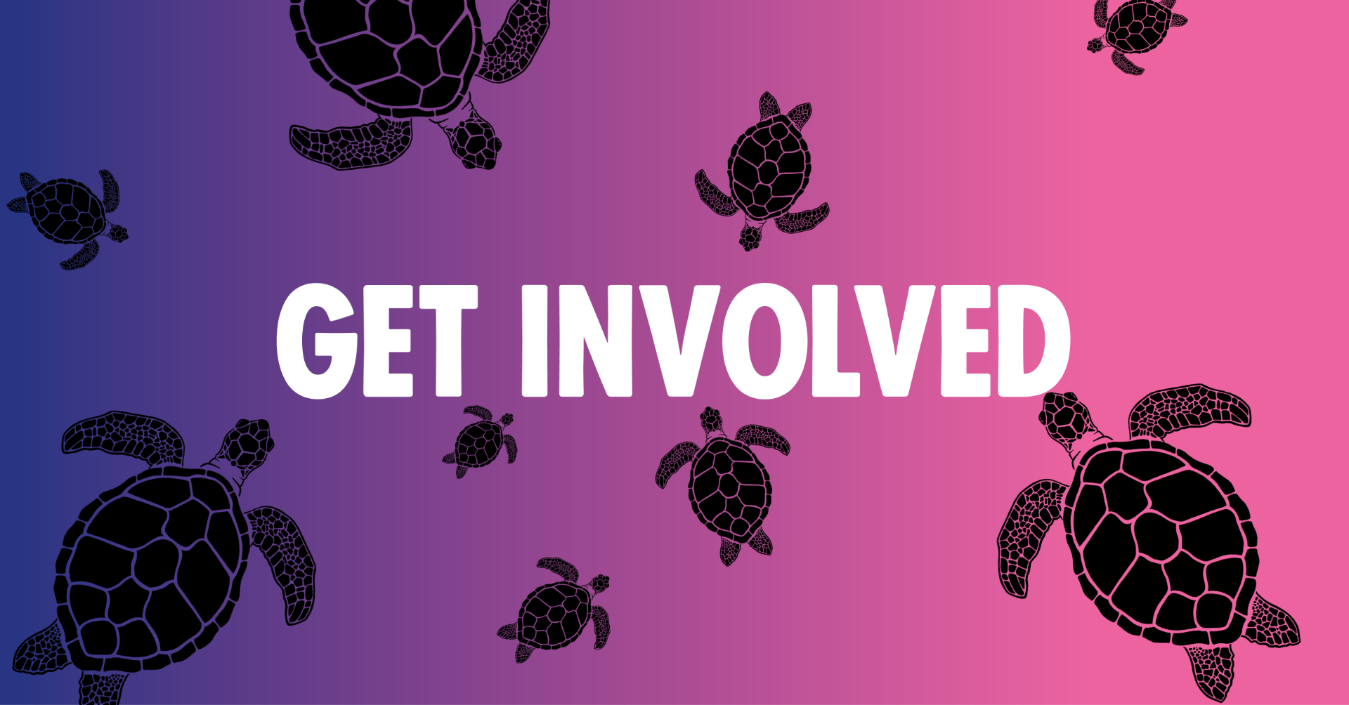 Woodblock style turtle design