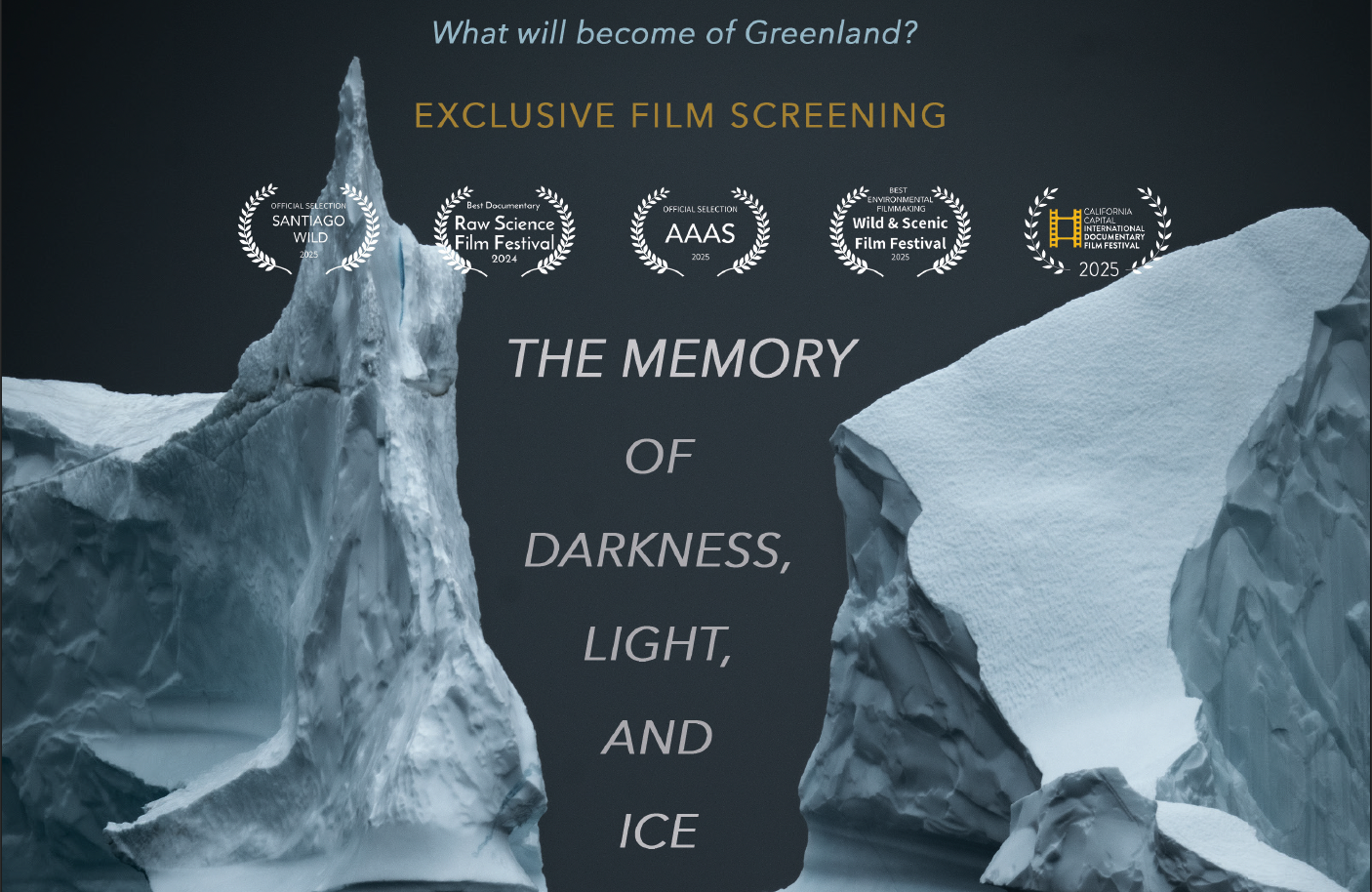 photograph of Greenland ice