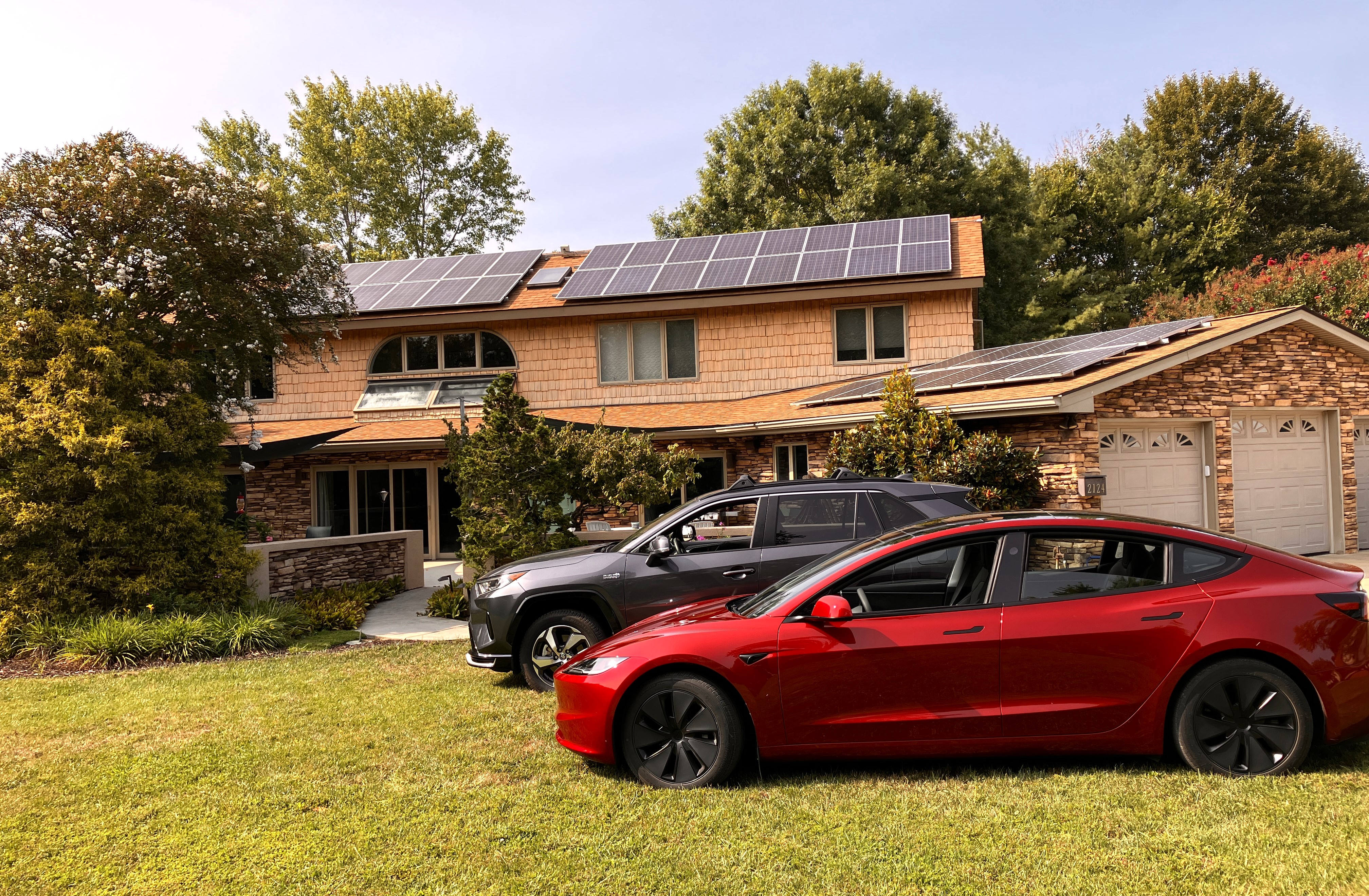 Powering the home AND vehicles from the sun.