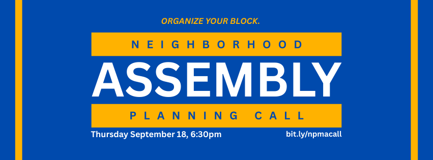 Neighborhood Assembly Planning Call - Action Network