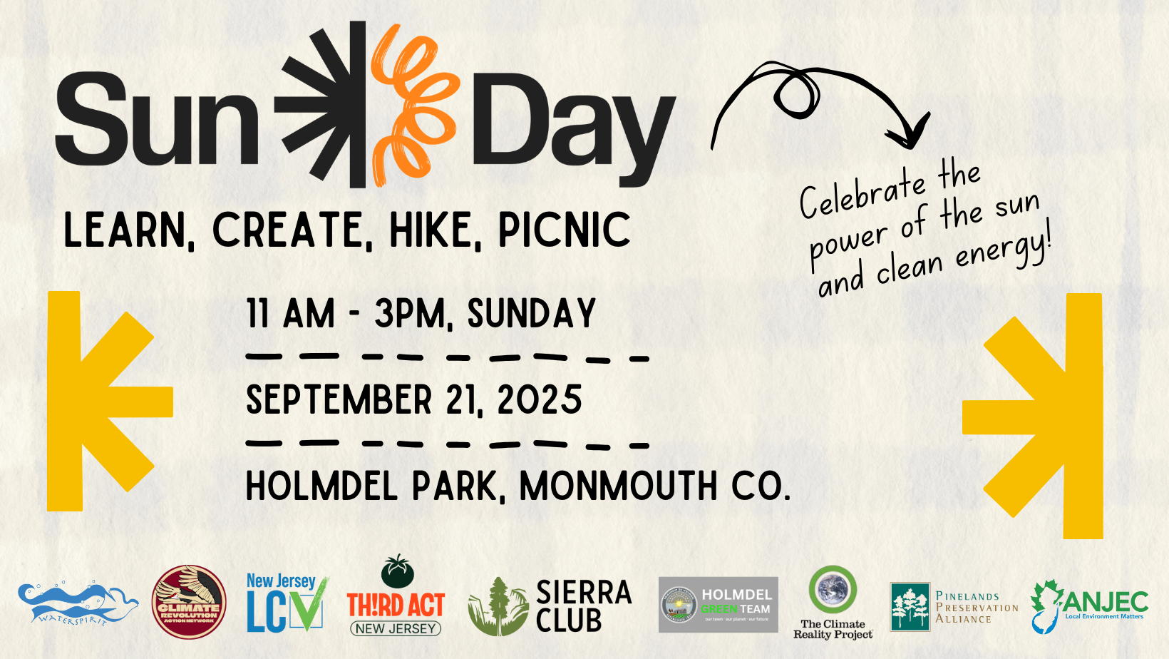 Sun Day Picnic and Celebration at Holmdel Park