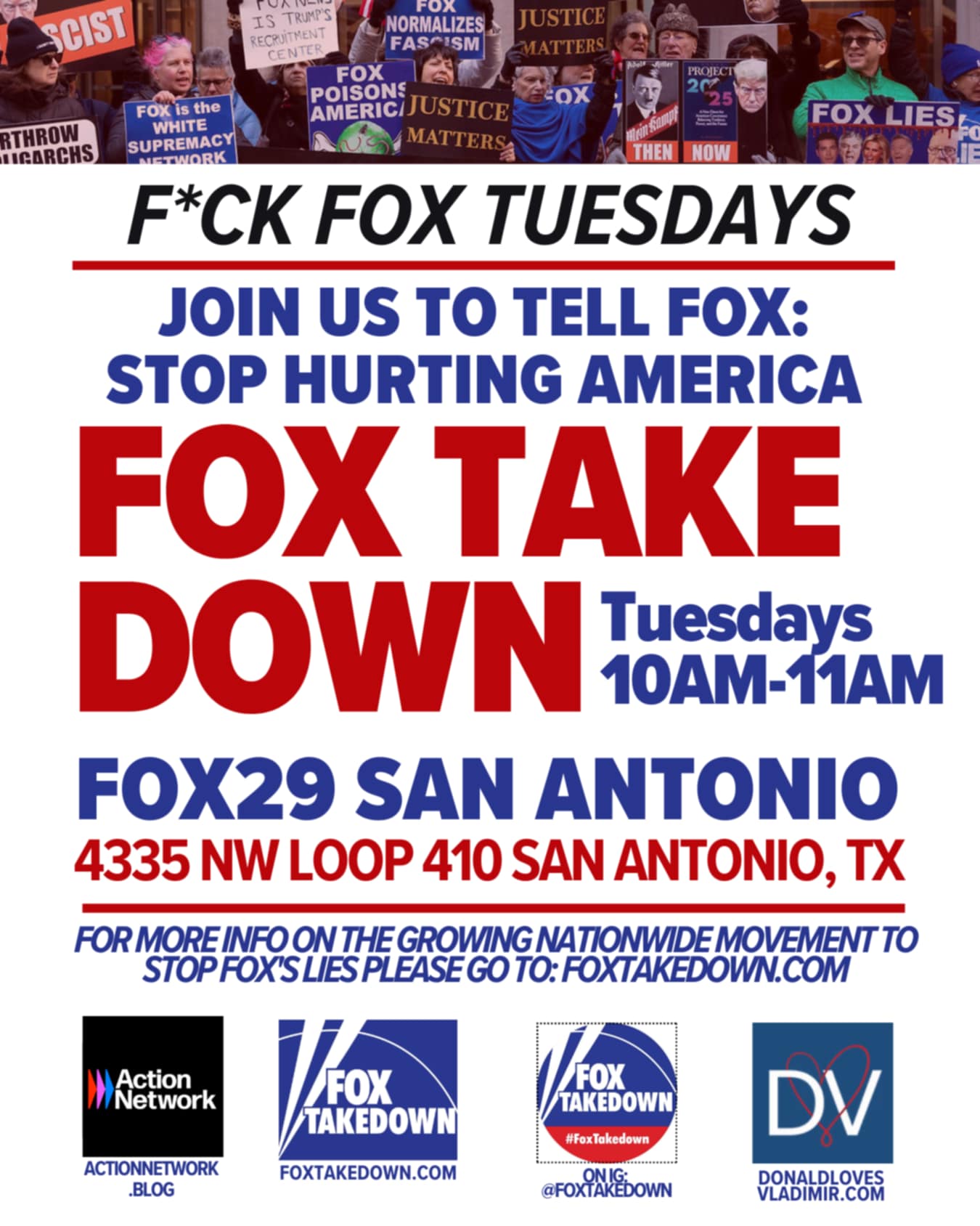 Fox Take Down San Antonio- Every Tuesday 10-11am at Fox29