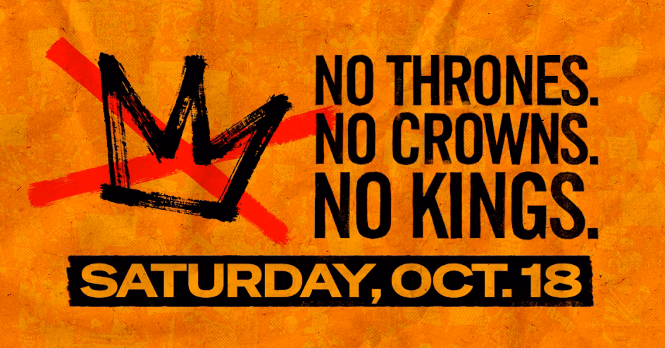No Thrones. No Crowns. No Kings. Saturday, Oct. 18th