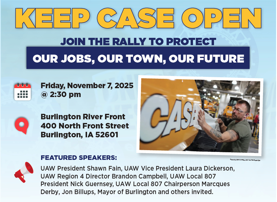Rally: Keep CASE Open!