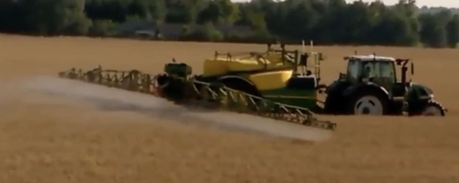 equipment spreading chemicals